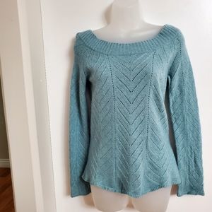 RW&CO Cashmere wool blend Pindot Sweater Small